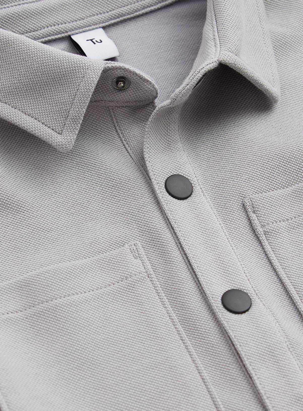 Grey Jersey Overshirt 12 years - Image 3