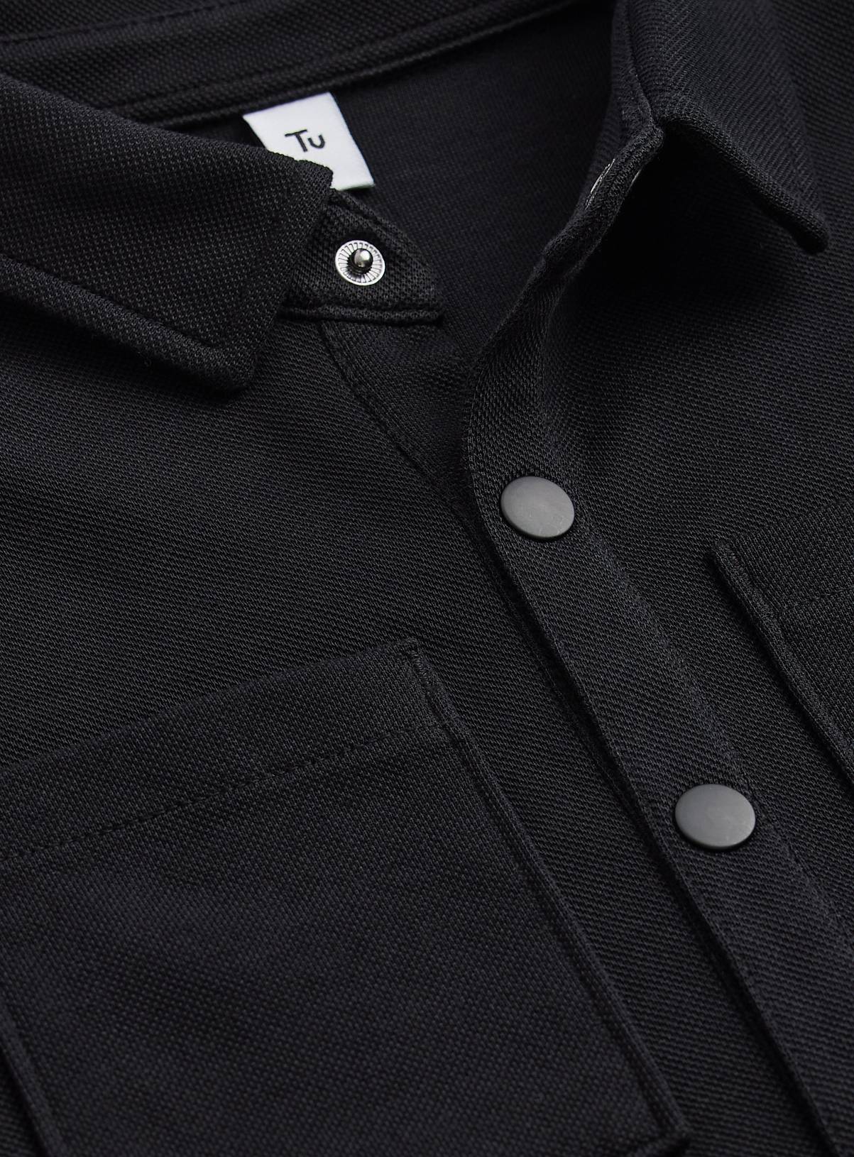 Black Jersey Overshirt 8 years - Image 2