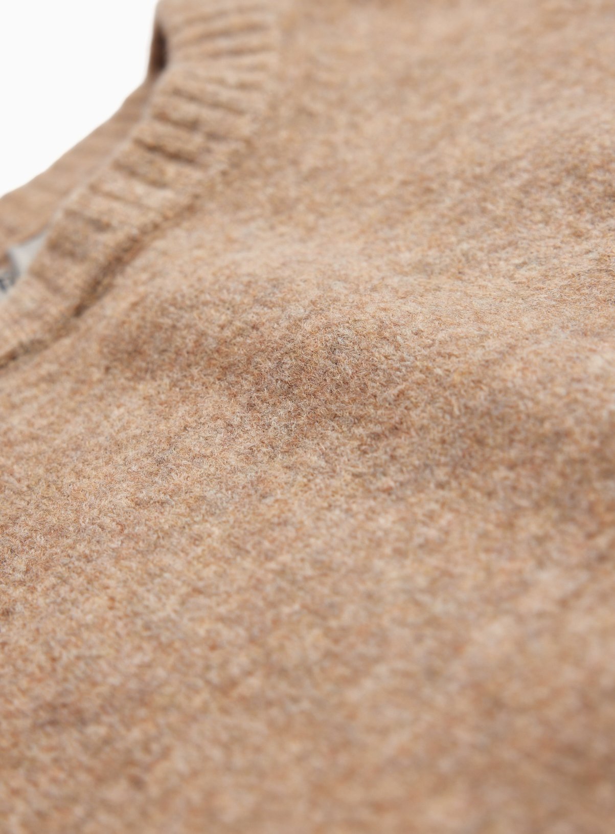 Stone Relaxed Souffle Crew Neck Jumper M - Image 2 thumbnail