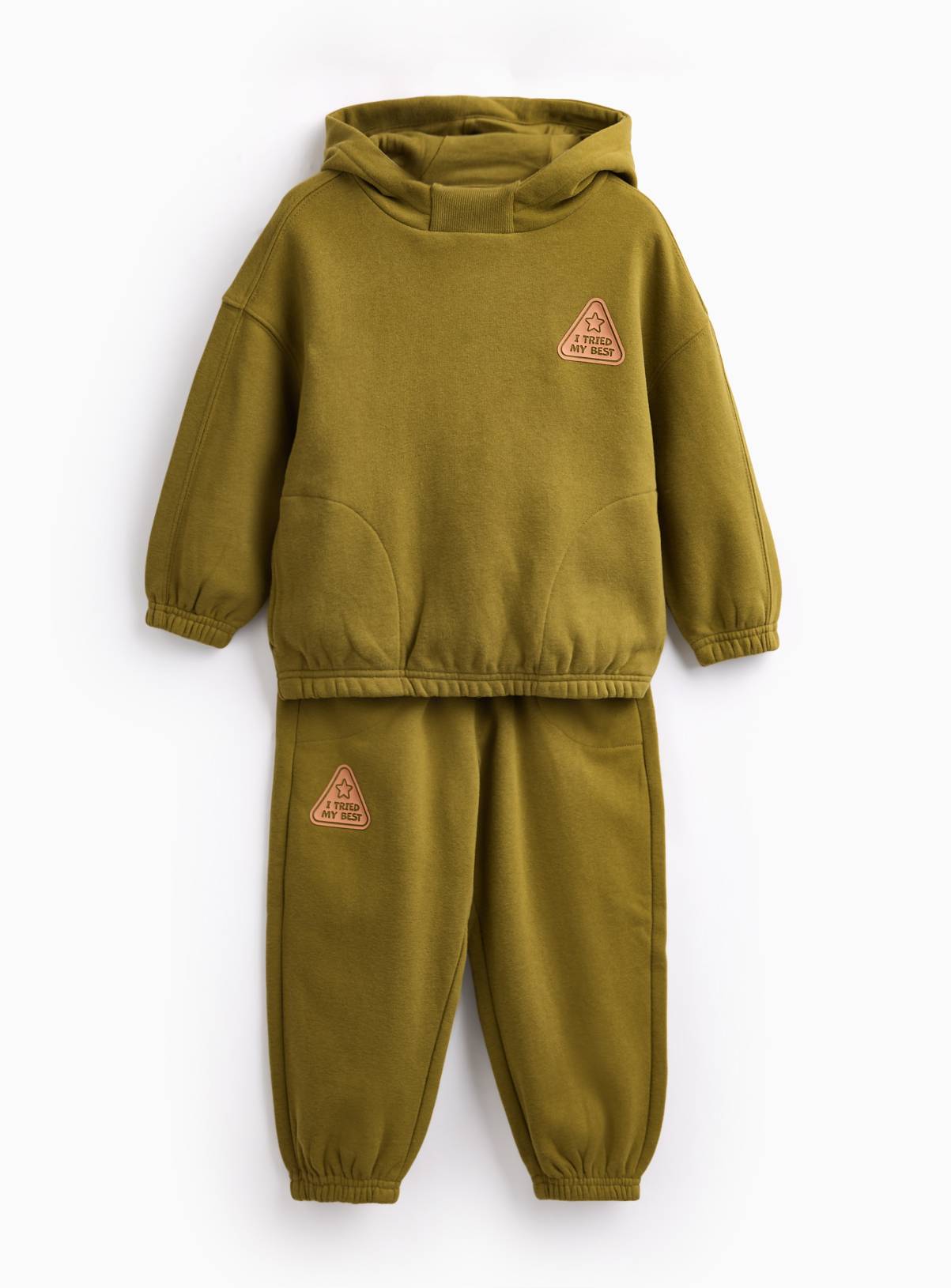 Green Hoodie & Jogger Set 2-3 years - Image 1