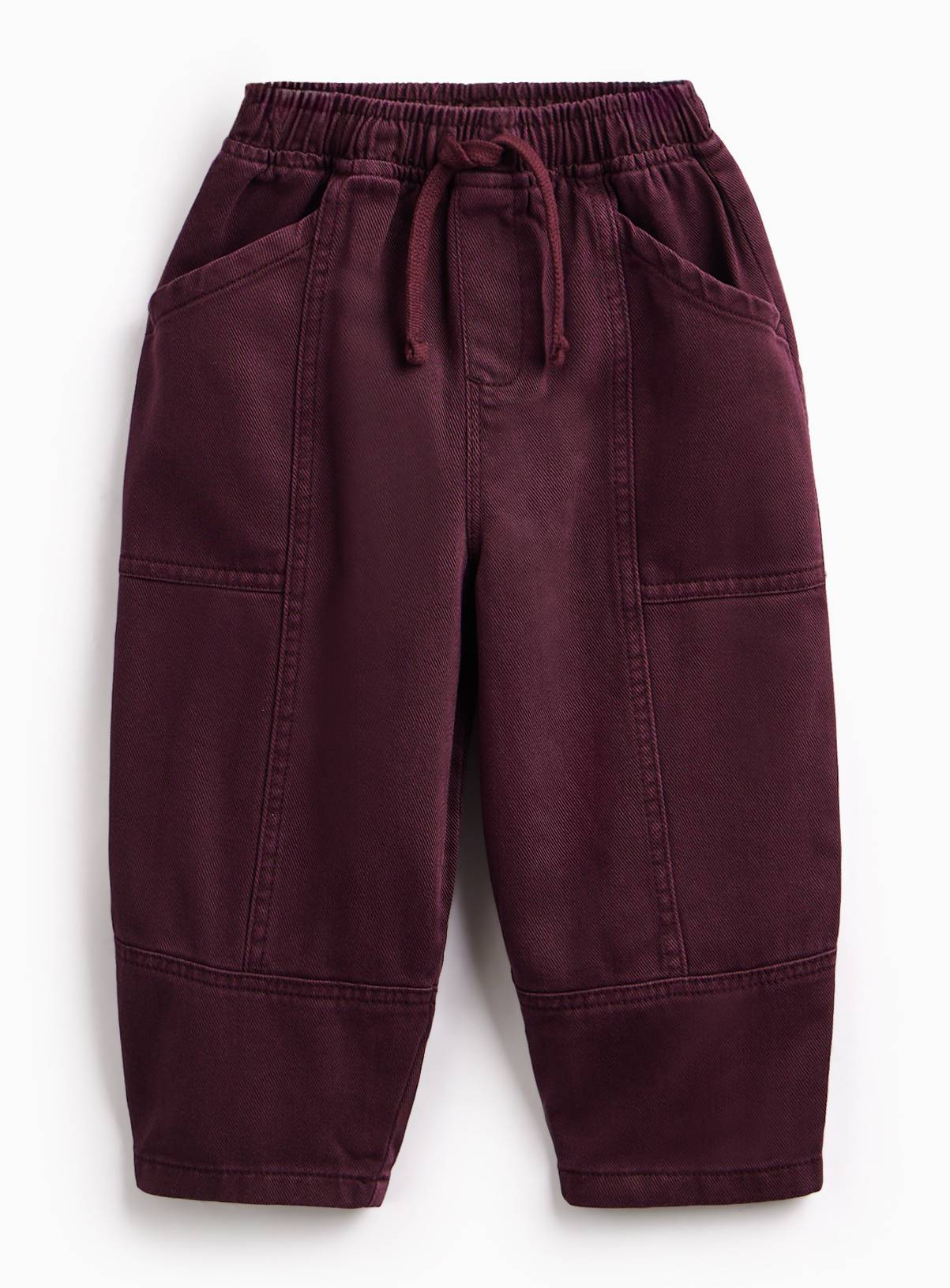 Purple Panelled Balloon Trousers 7-8 years - Image 1