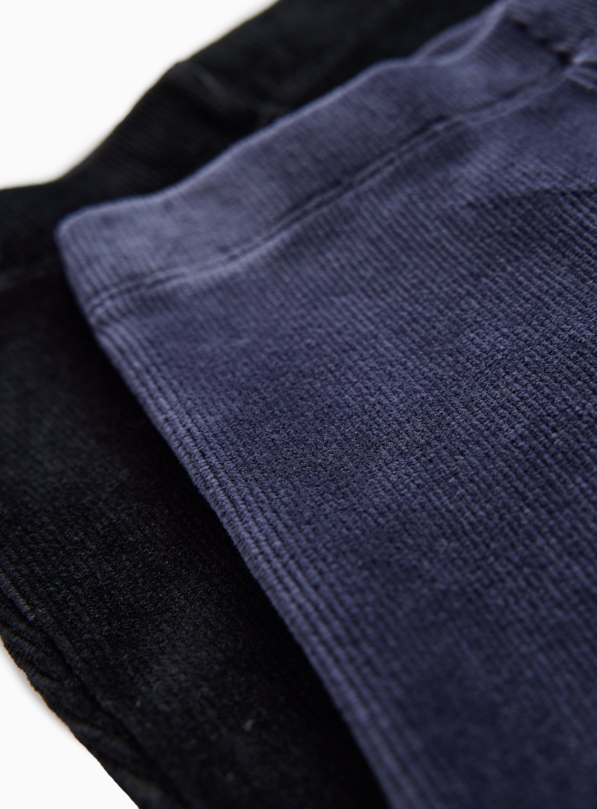 Navy Cord Kick Flare Leggings 2-Pack 1-2 years - Image 2 thumbnail