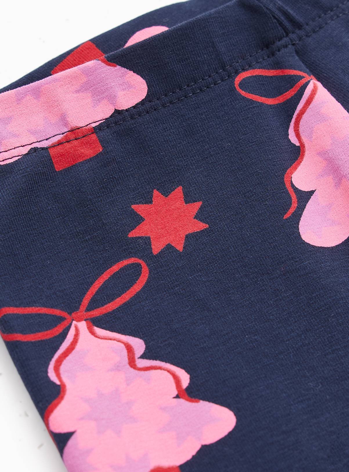 Christmas Tree Print Leggings 5-6 years - Image 2