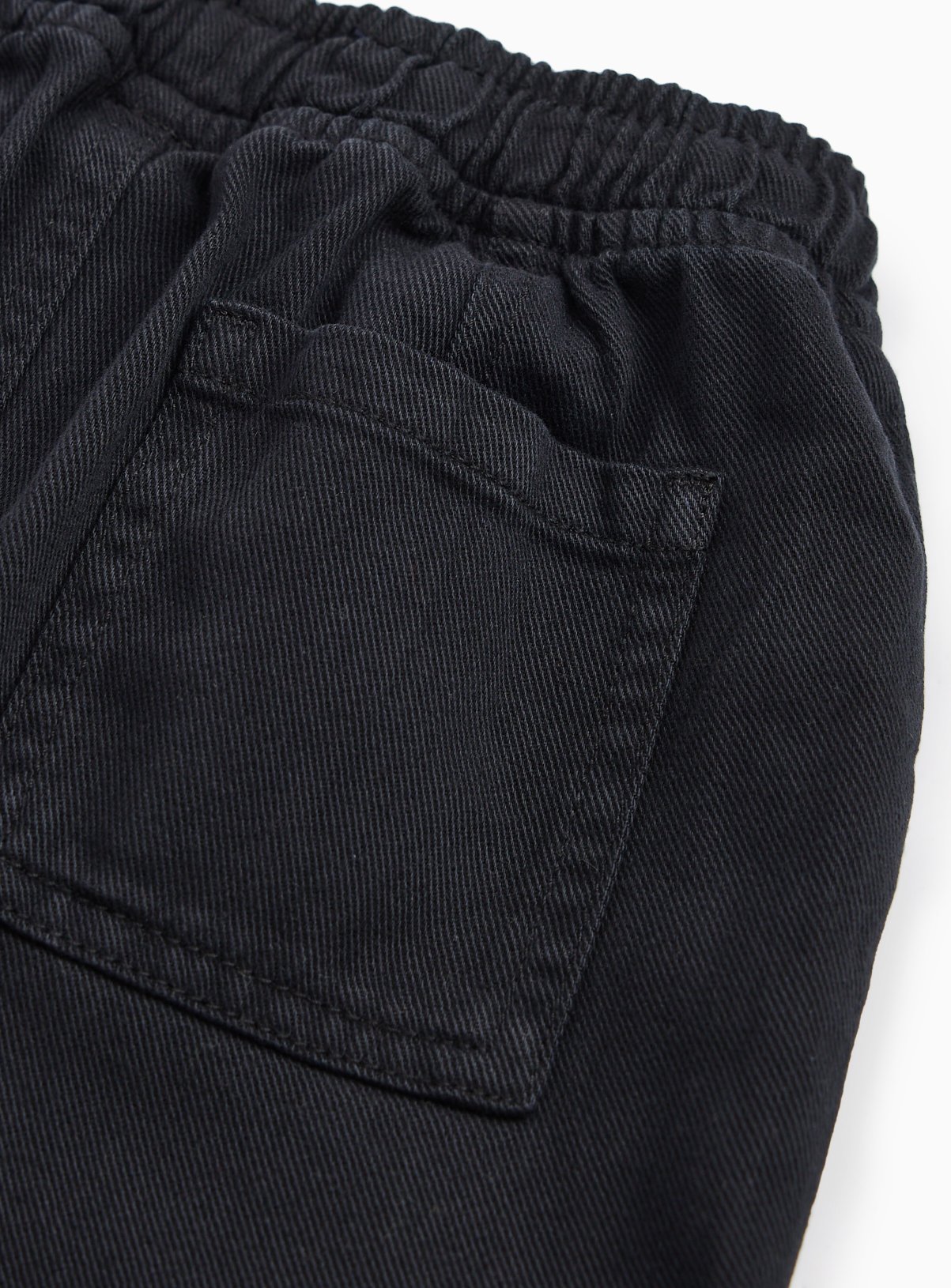Black Panelled Balloon Trousers 1-2 years - Image 2 thumbnail