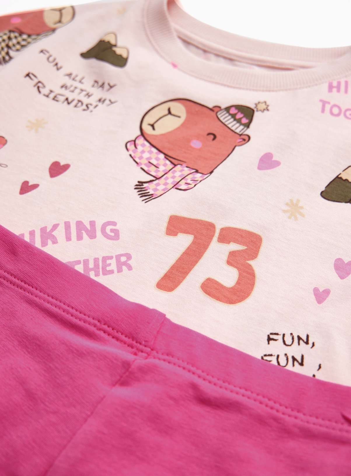 Capybara Print Top and Ribbed Leggings Set 2-3 years - Image 2 thumbnail