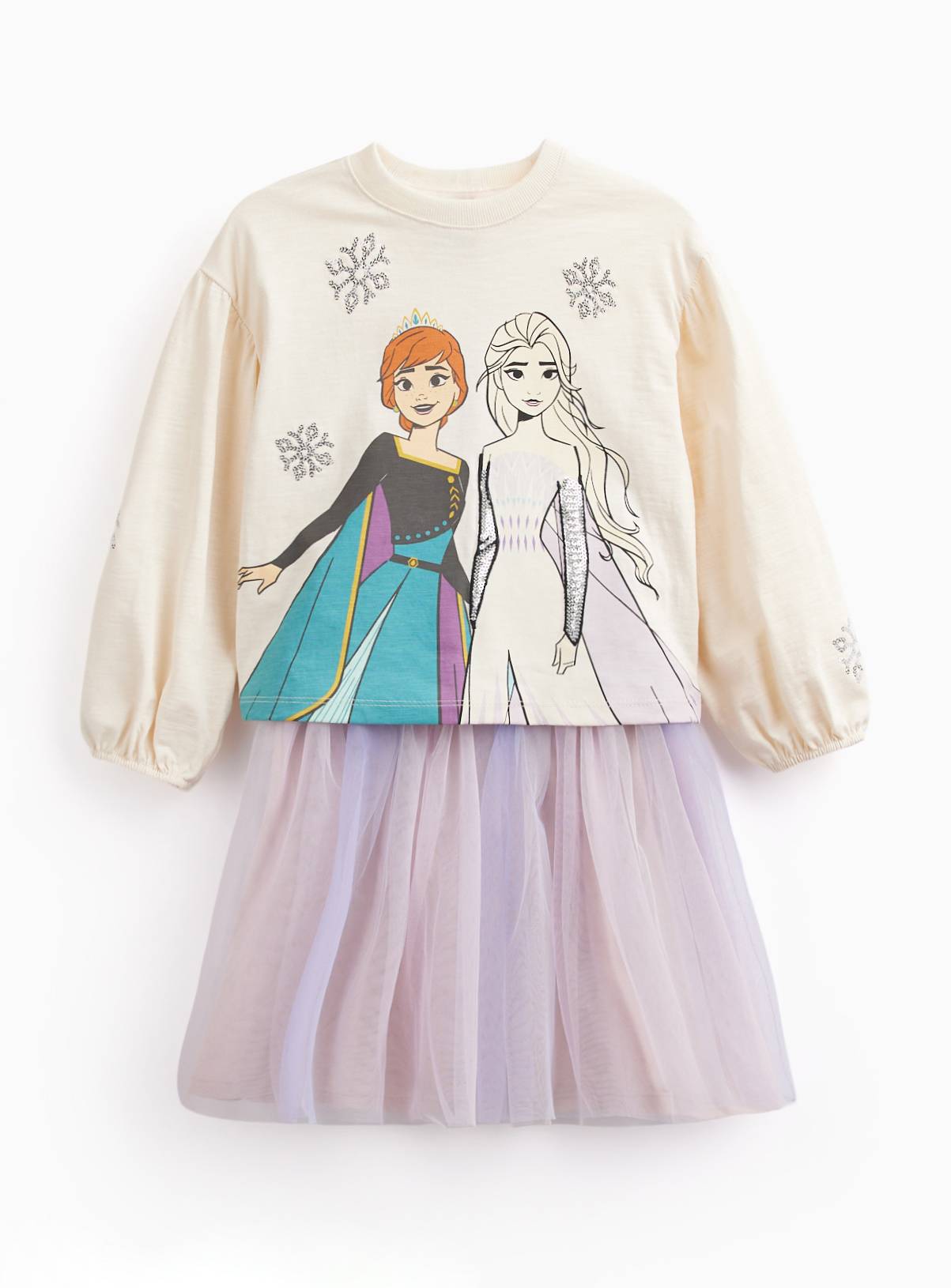 Disney Frozen Anna & Elsa Top & Tutu Set 6-7 years - Image 1