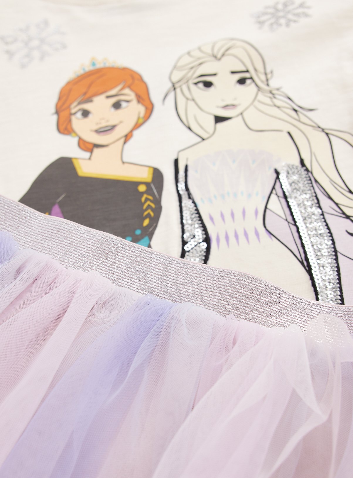 Disney Frozen Anna & Elsa Top & Tutu Set 6-7 years - Image 2 thumbnail