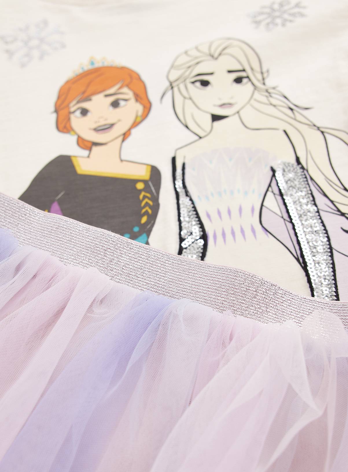 Disney Frozen Anna & Elsa Top & Tutu Set 6-7 years - Image 2