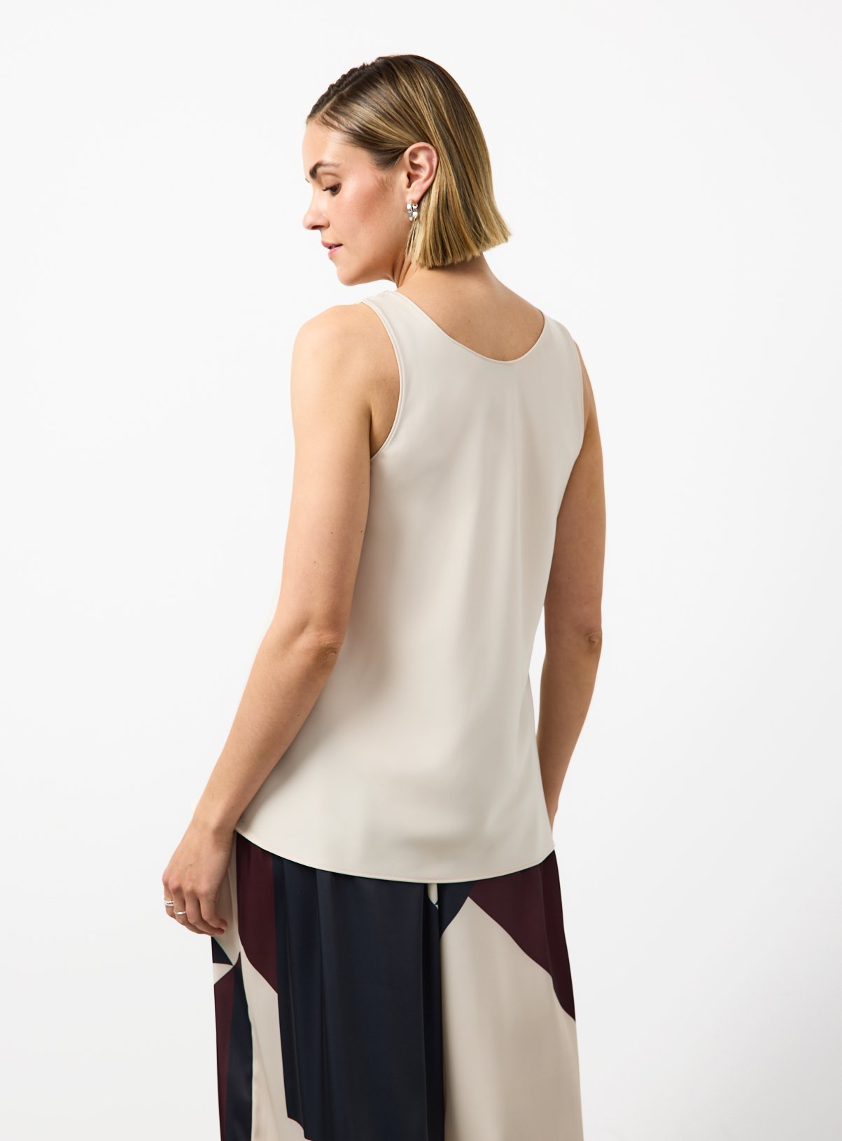 Cream Satin Vest Top 12 - Image 4 thumbnail