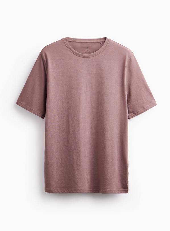 Pink Regular Fit Crewneck T-Shirt XXXXL