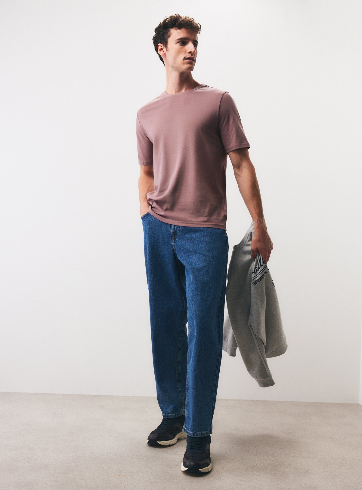 Pink Regular Fit Crewneck T-Shirt XXXL - Image 2 thumbnail