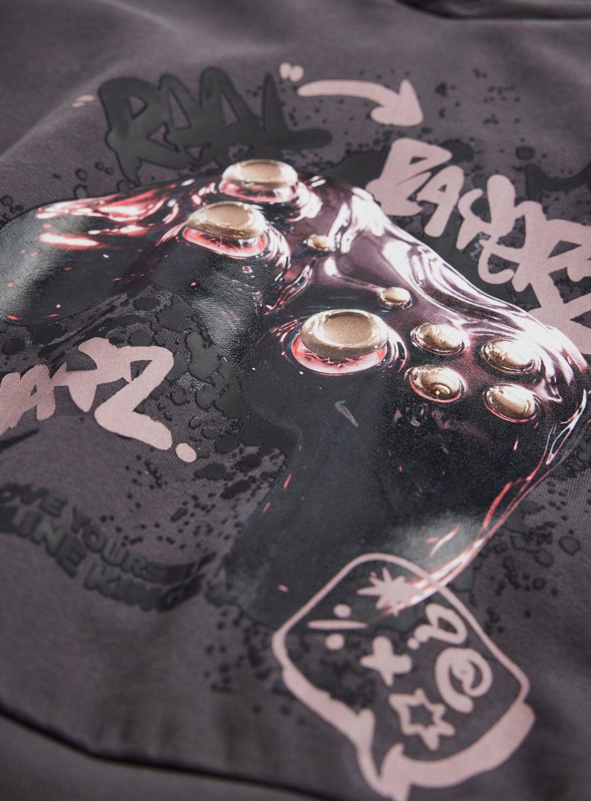 Gaming Graffiti Grey Hoodie  9 years - Image 2 thumbnail