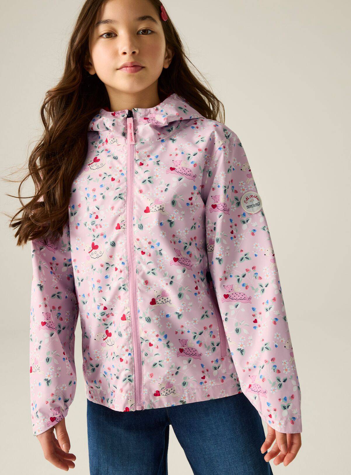 REGATTA Cath Kidston Junior Waterproof Jacket 5-6 Years - Image 1