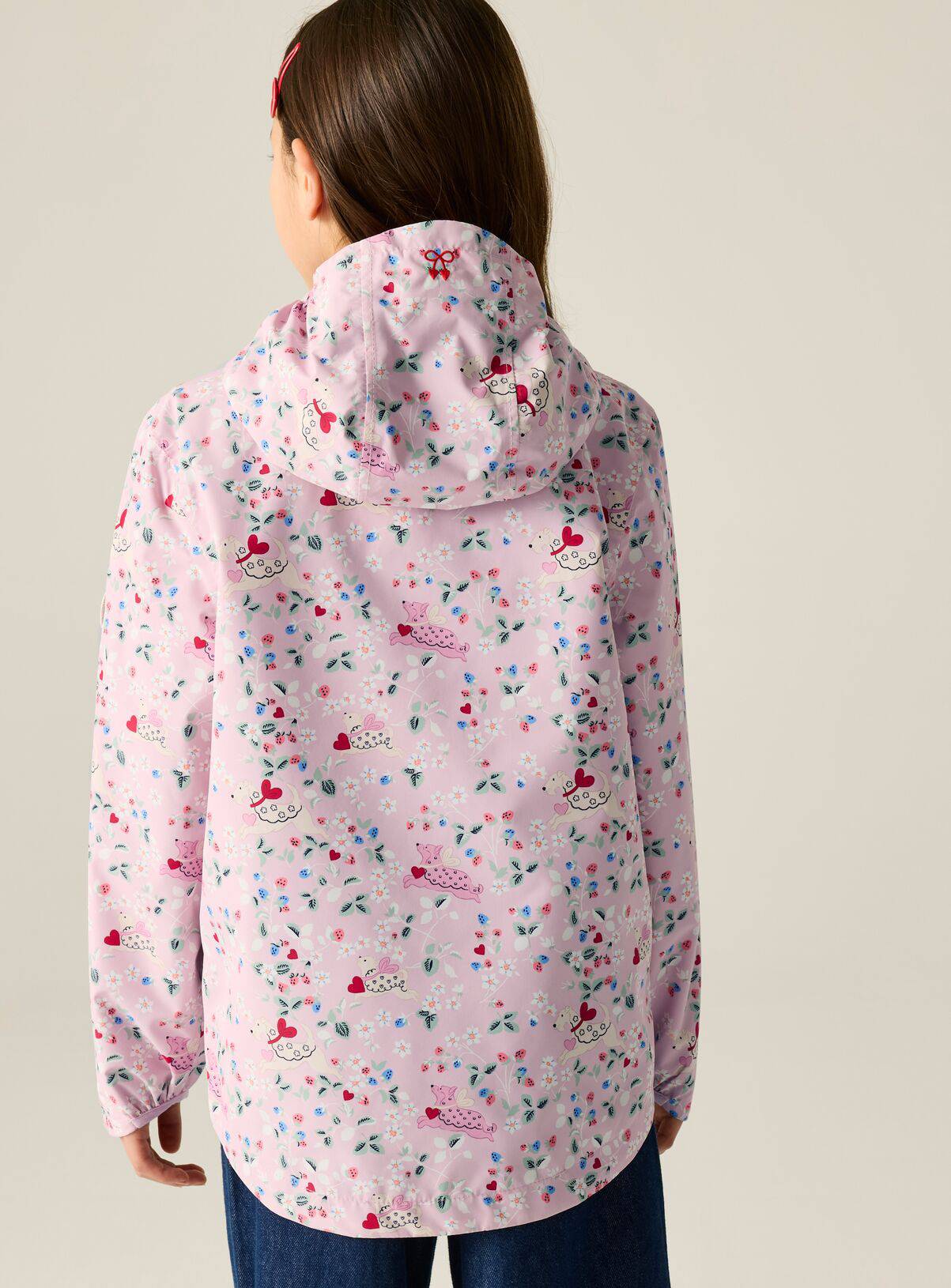 REGATTA Cath Kidston Junior Waterproof Jacket 5-6 Years - Image 2