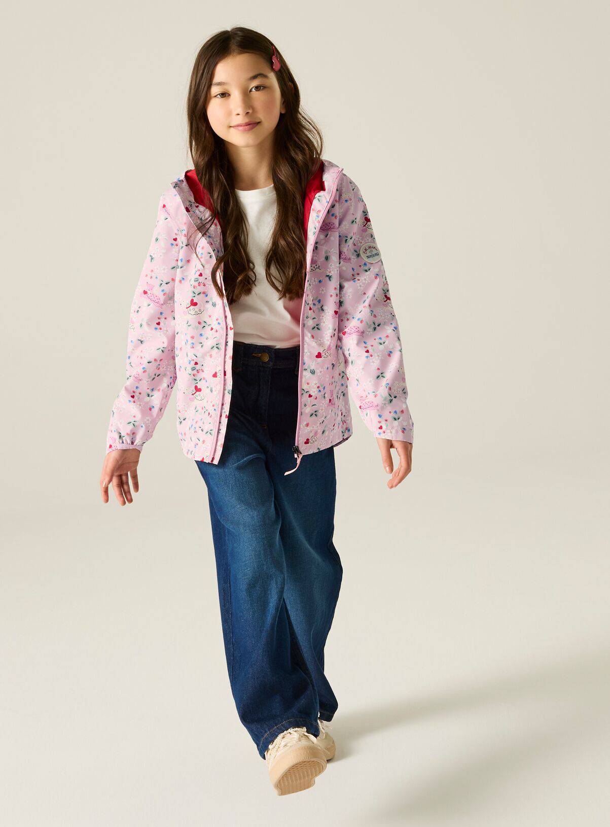 REGATTA Cath Kidston Junior Waterproof Jacket 5-6 Years - Image 3