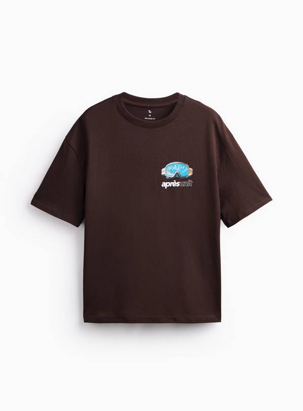 Brown Après Unit Relaxed Fit T-Shirt XXXXL