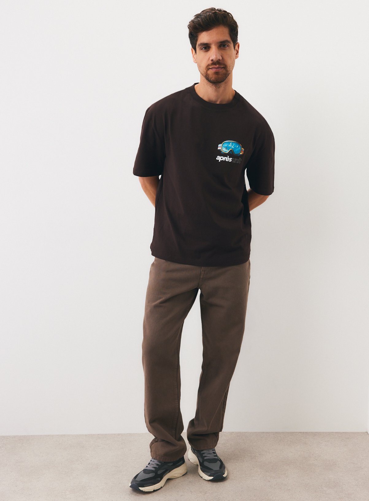 Brown Après Unit Relaxed Fit T-Shirt XXL - Image 2 thumbnail