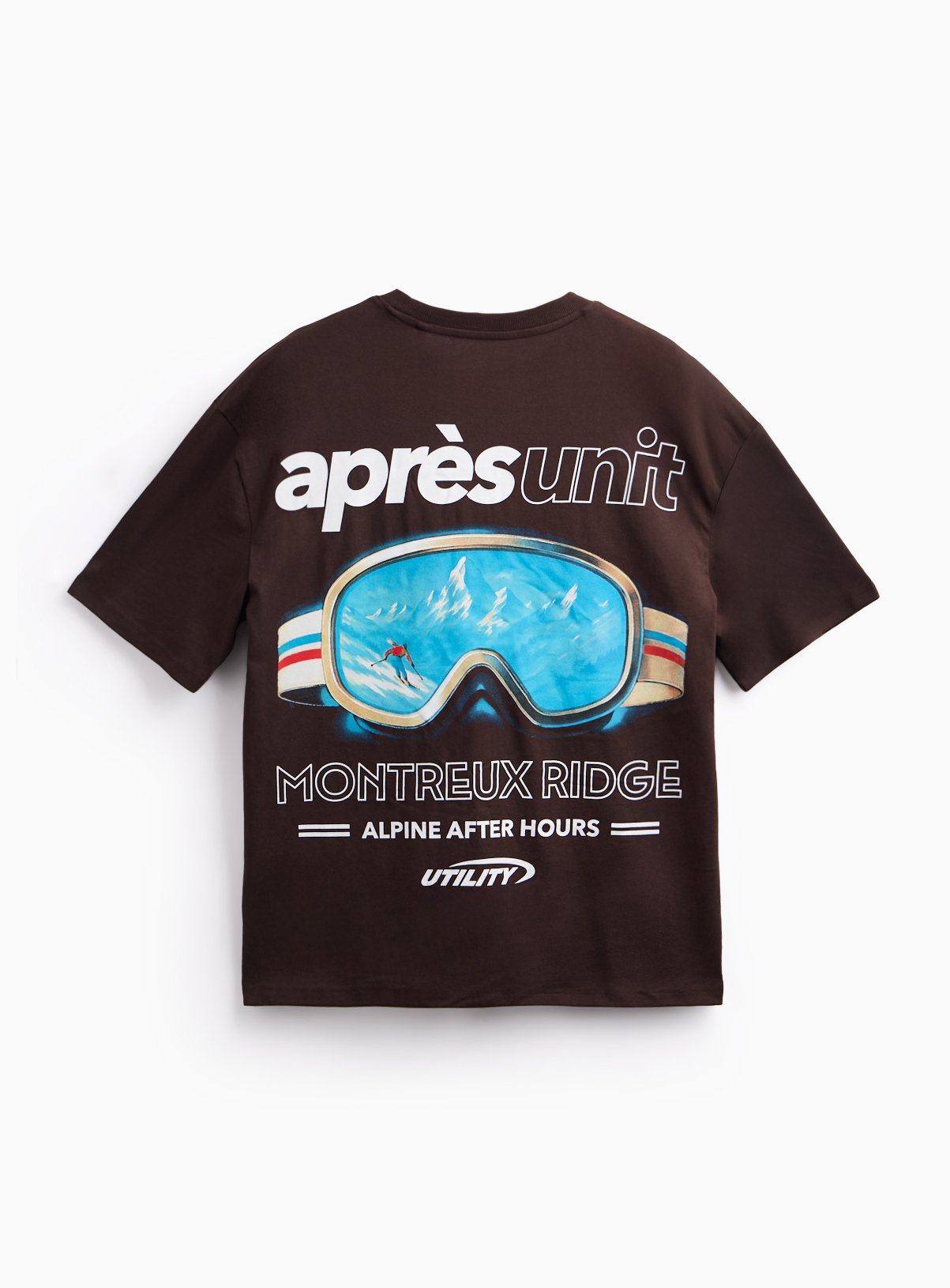 Brown Après Unit Relaxed Fit T-Shirt XXL - Image 4 thumbnail
