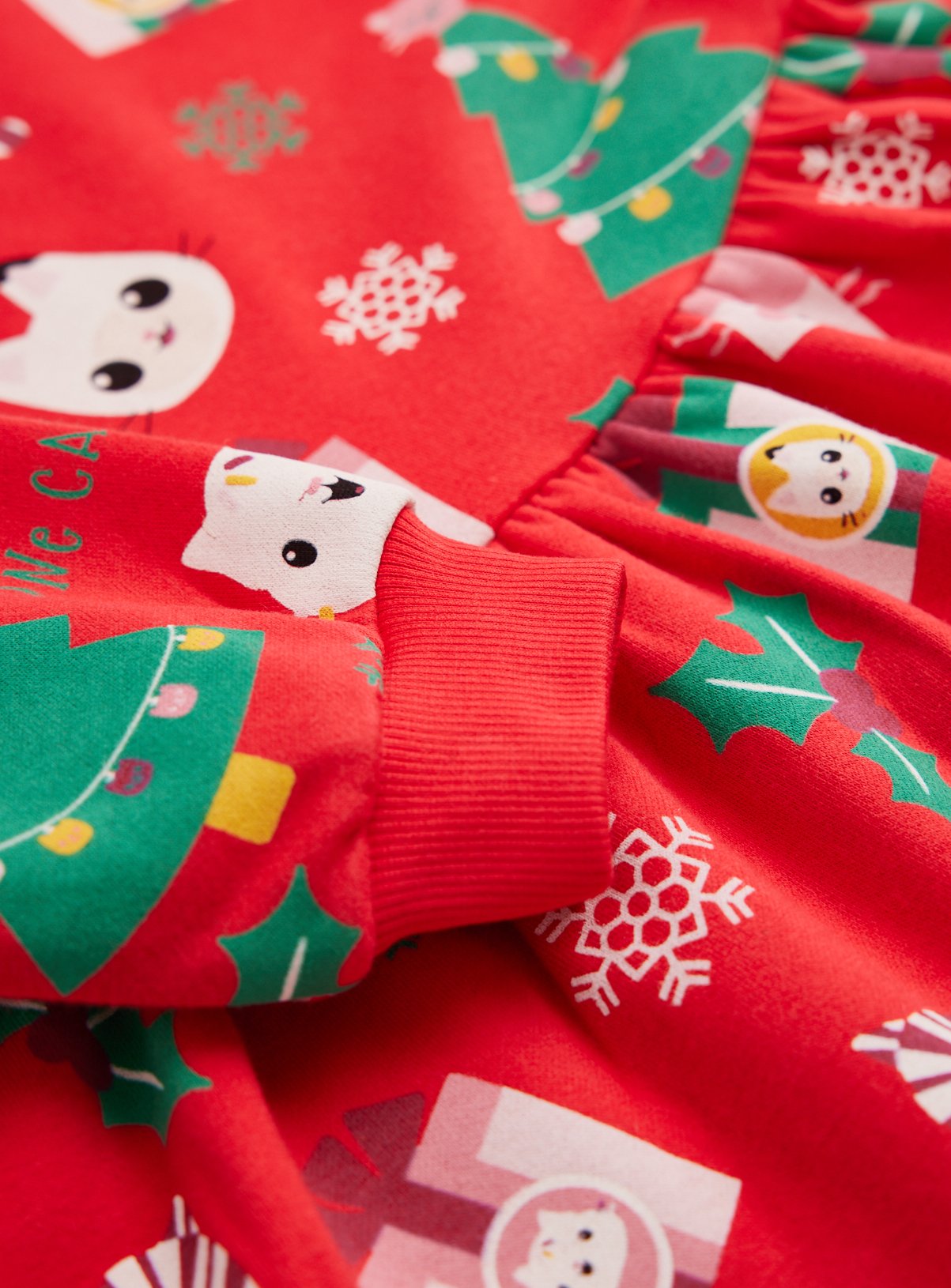 Gabby Christmas Sweat Dress 6-7 years - Image 2 thumbnail