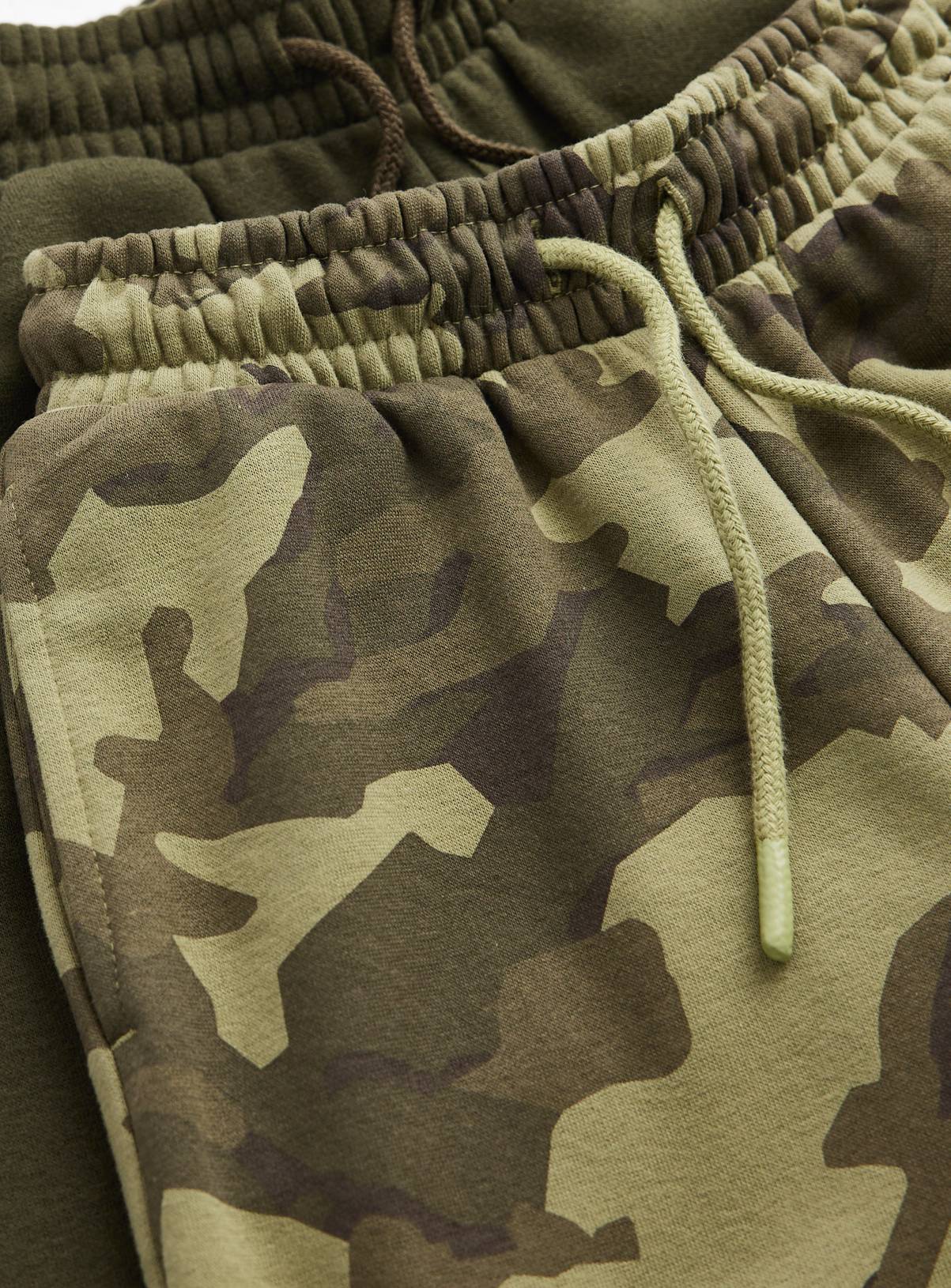 Khaki & Camouflage Wide Leg Joggers 2 Pack 10 years - Image 2