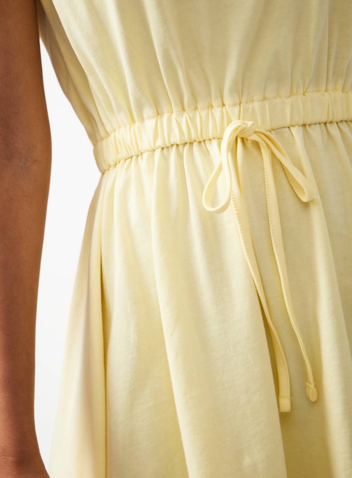 Yellow Jersey Mini Summer Dress 16 - Image 3
