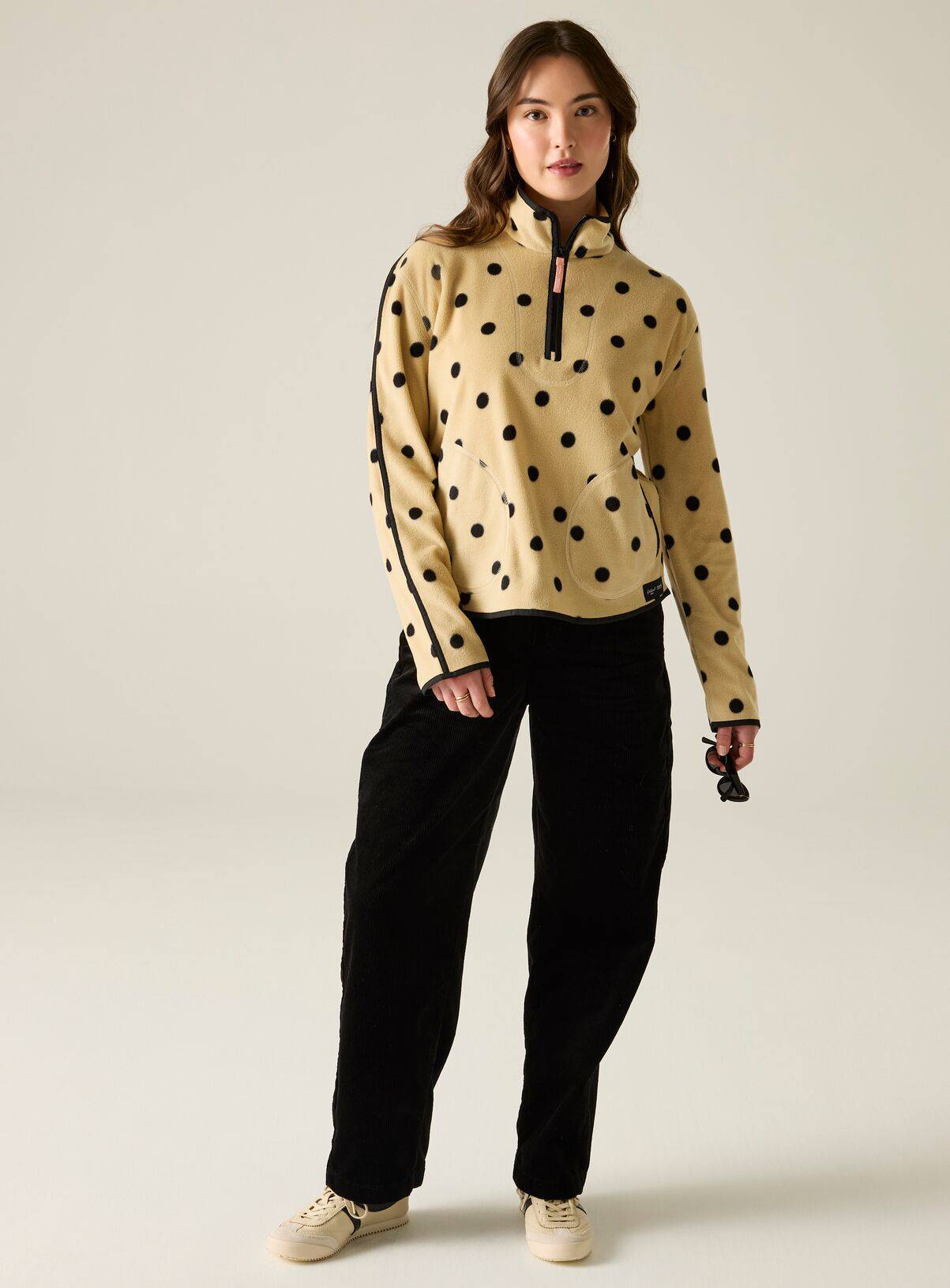 REGATTA Cath Kidston Printed Half Zip Fleece Spot Print 12 - Image 3