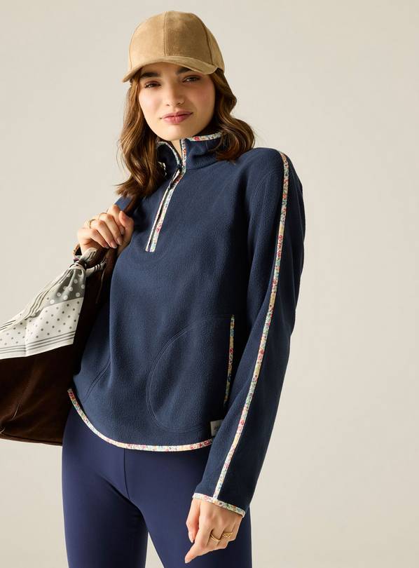 REGATTA Cath Kidston Printed Half Zip Fleece 12