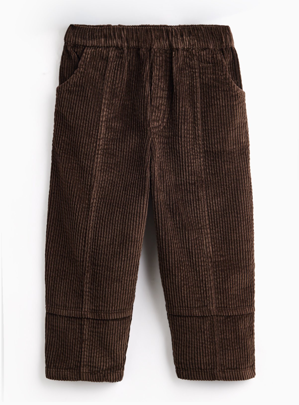 Brown Cord Barrel Leg Trousers 4-5 years - Image 1 thumbnail