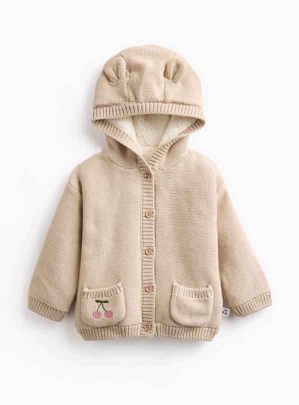 Lovely Times With You Rabbit Borg-Lined Hooded Cardigan 18-24 months