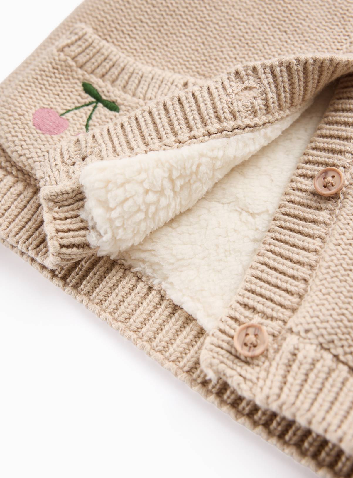 Lovely Times With You Rabbit Borg-Lined Hooded Cardigan 9-12 months - Image 3