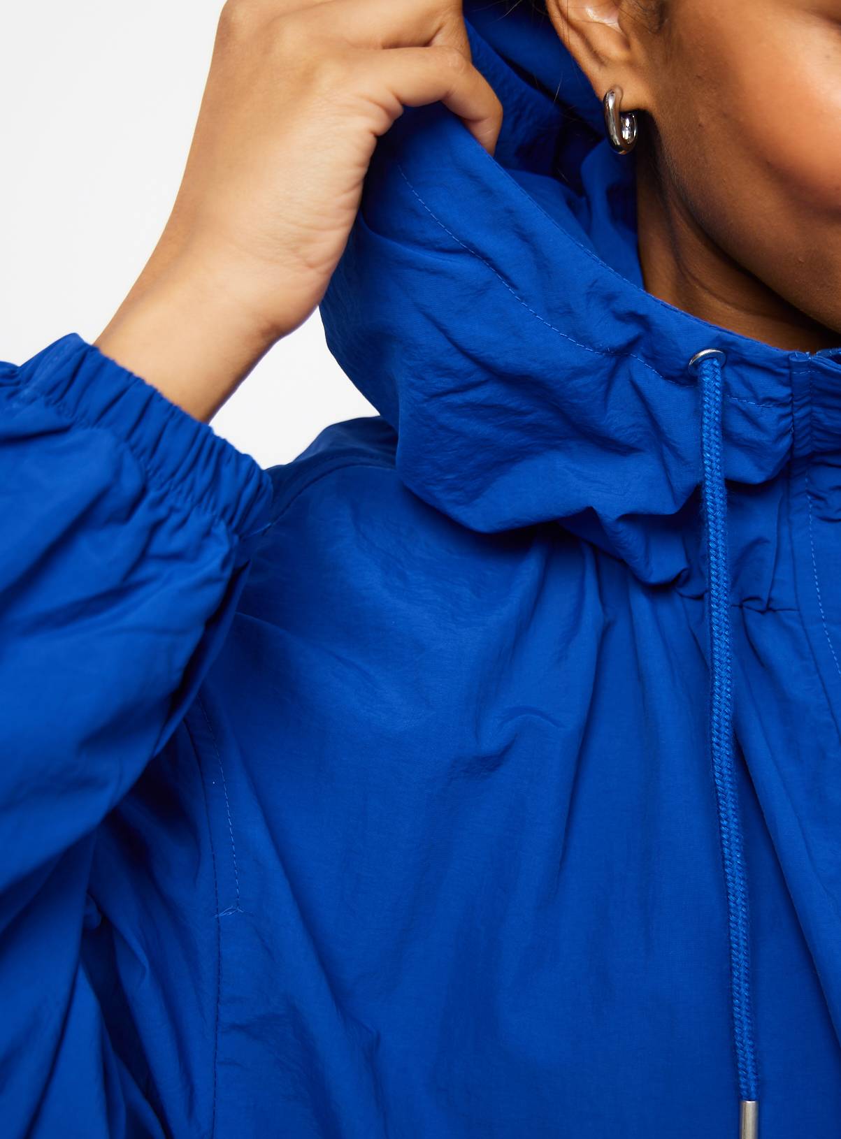 Cobalt Blue Hooded Windbreaker XXL - Image 3