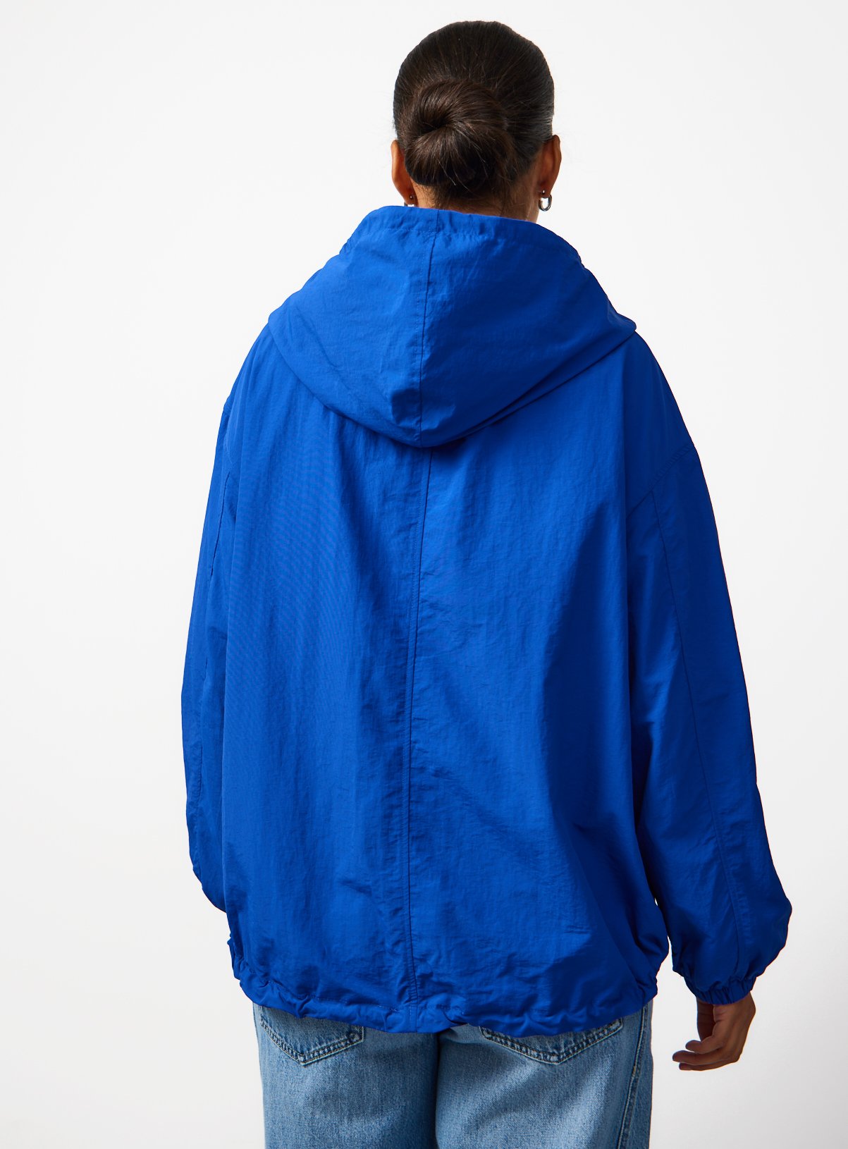 Cobalt Blue Hooded Windbreaker XXL - Image 4 thumbnail