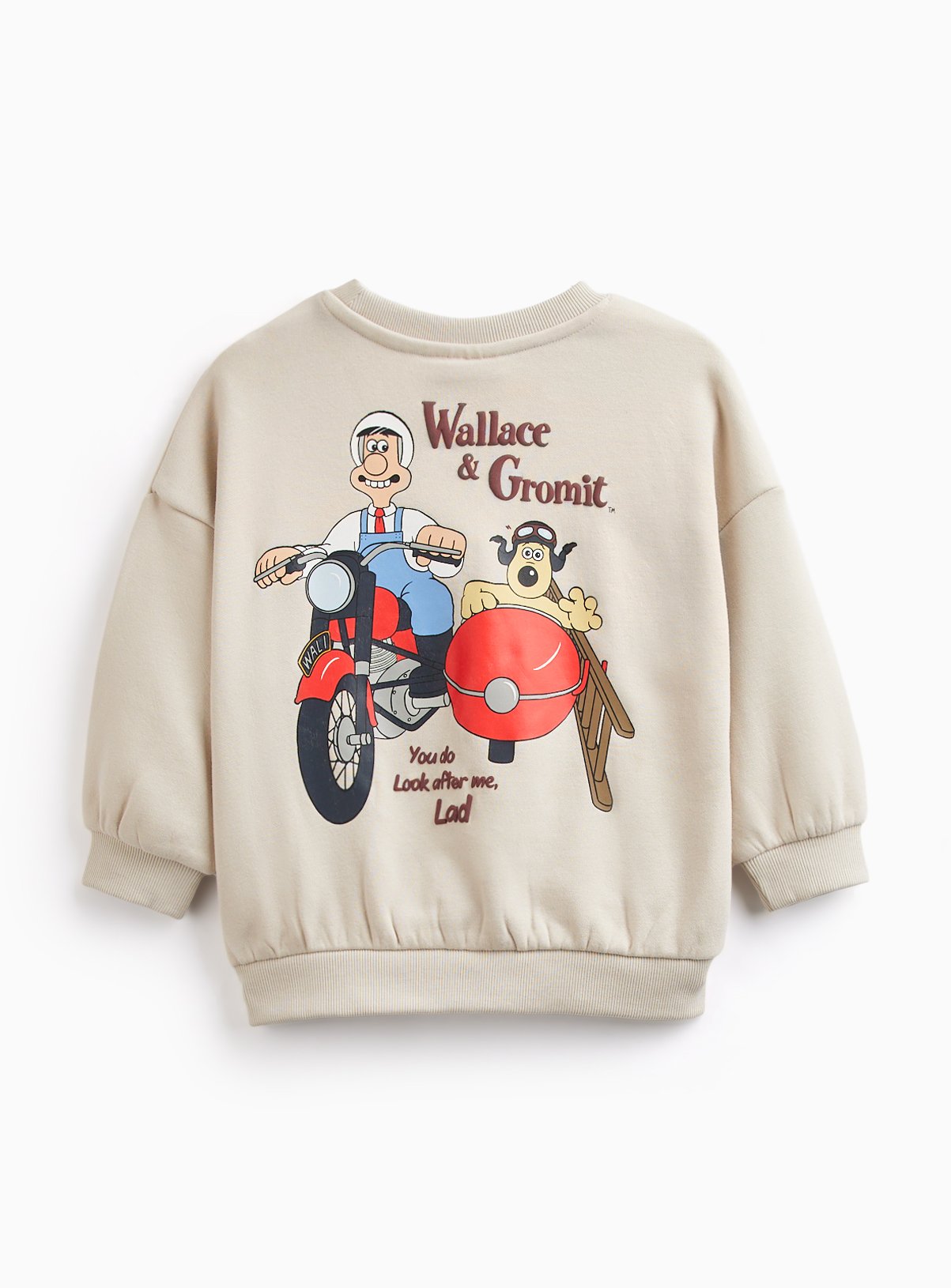 Stone Wallace & Gromit Sweatshirt 3-4 years - Image 2 thumbnail