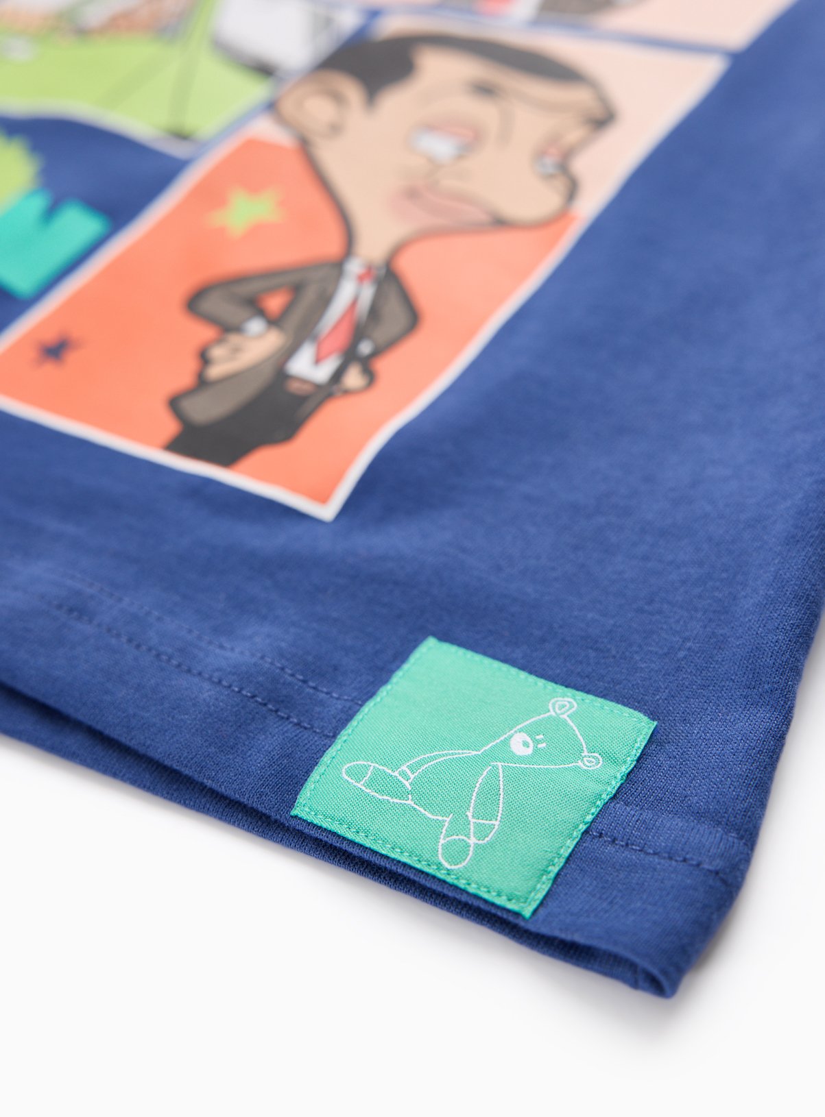 Blue Mr Bean Super Oversized Long Sleeve T-Shirt 5-6 years - Image 2 thumbnail