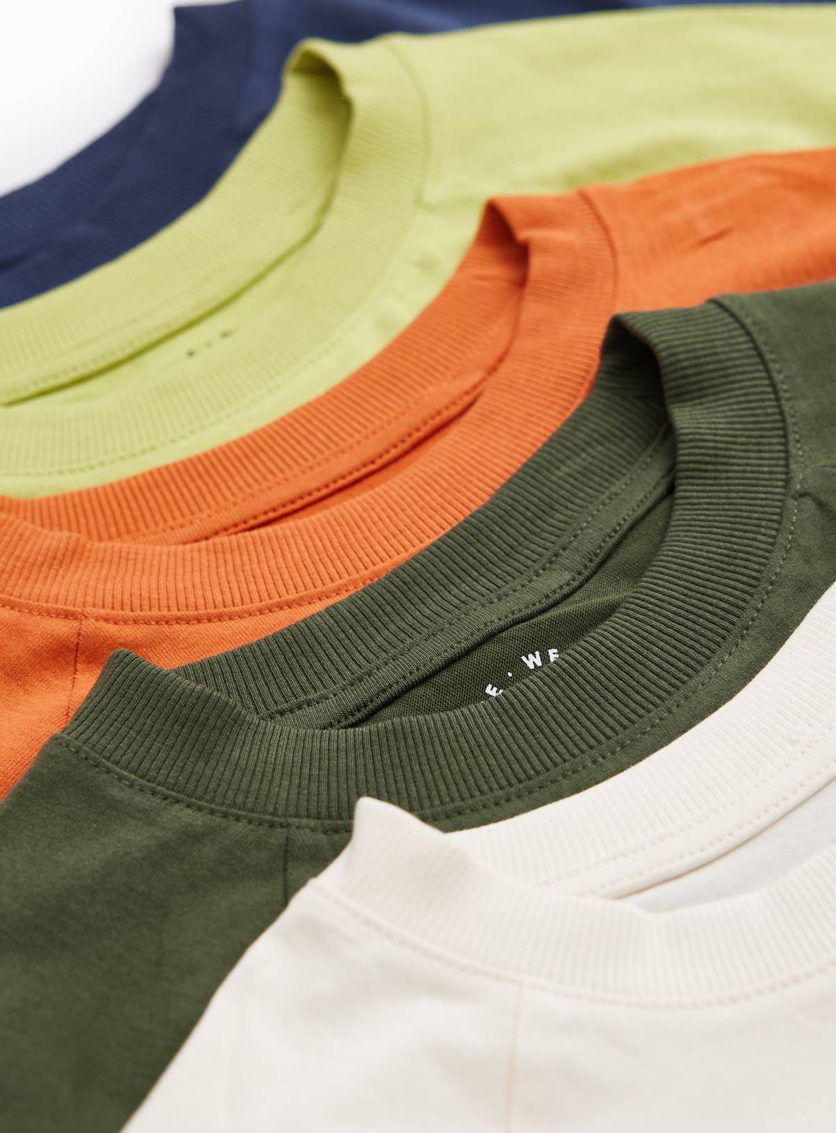 Multi-Coloured Long Sleeve T-Shirts 5-Pack 5-6 years - Image 2