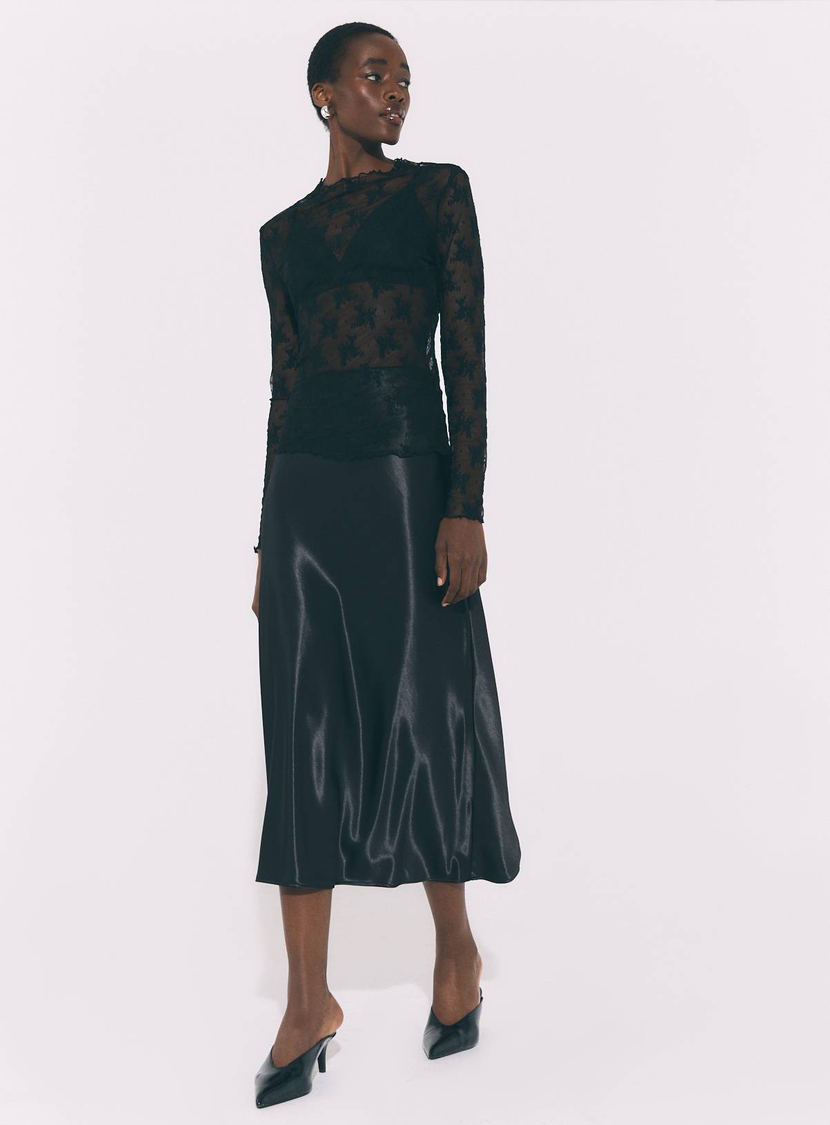 Black Lace Second Skin Top 24 - Image 2