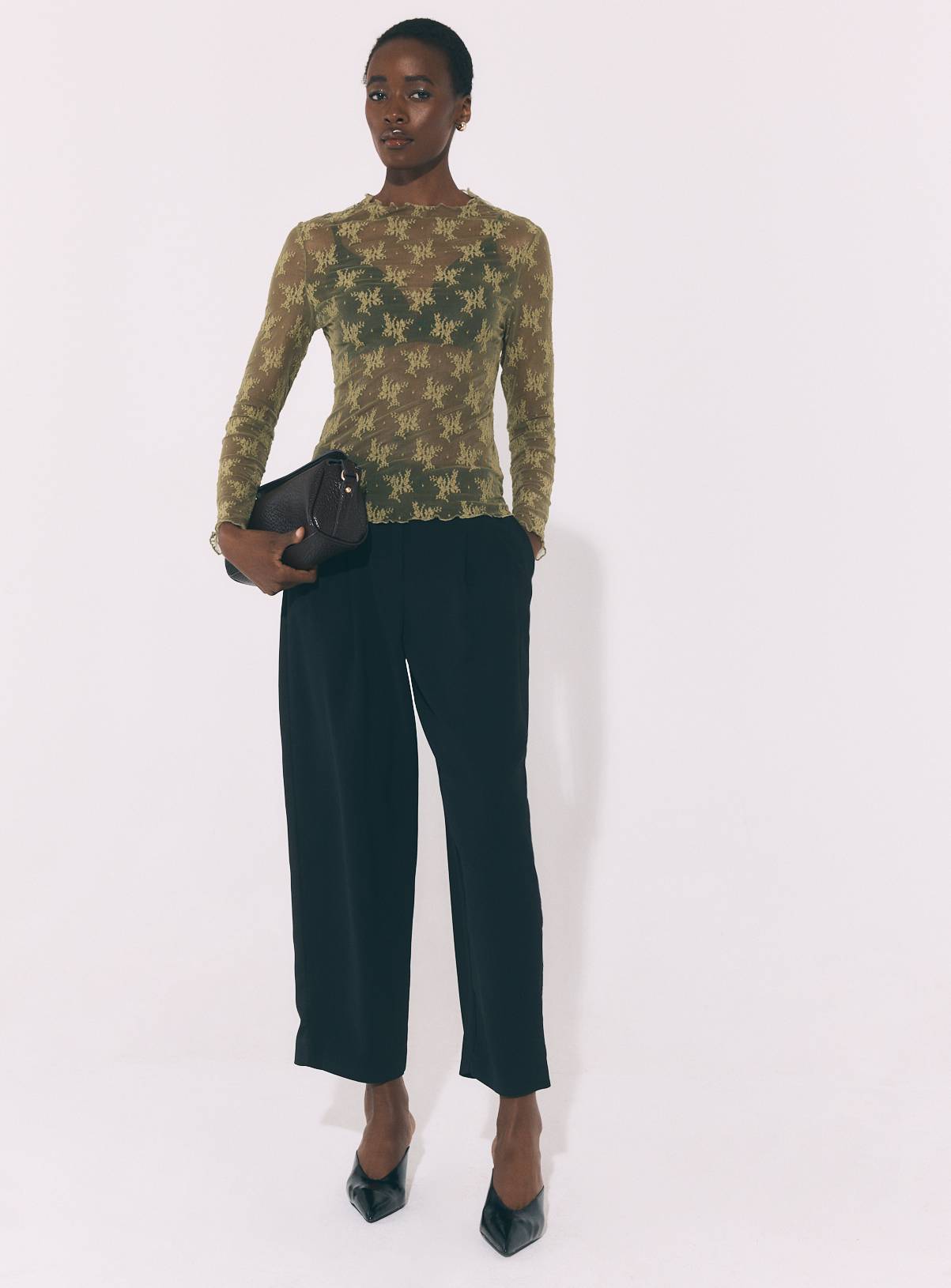Green Lace Second Skin Top 18 - Image 2