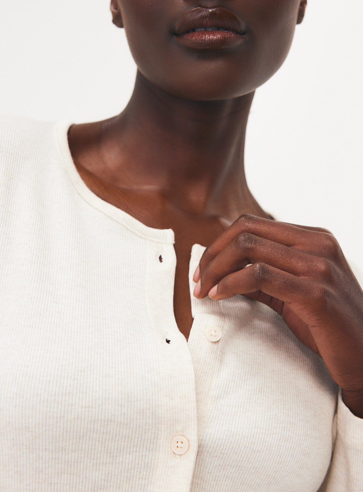 Oatmeal Ribbed Co-ord Cardigan XL - Image 3 thumbnail