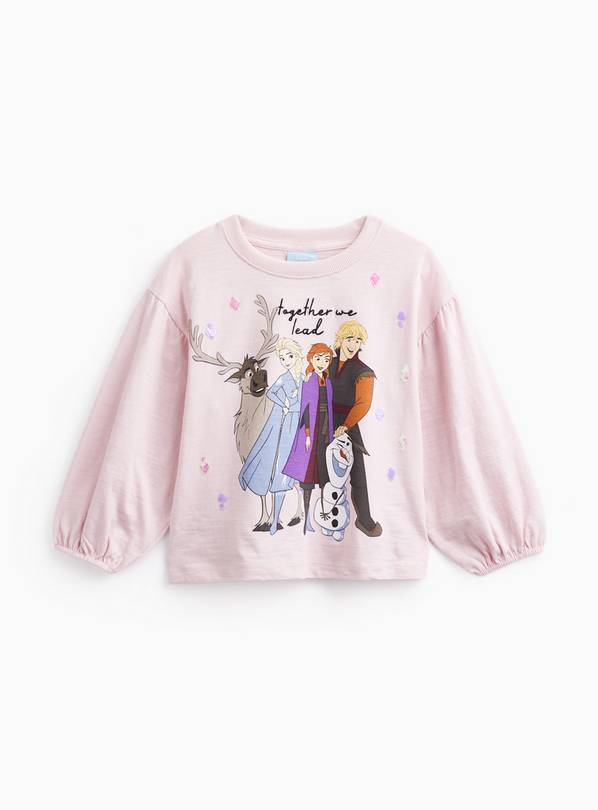 Pale Pink Disney Frozen Long-Sleeve Top 6-7 years