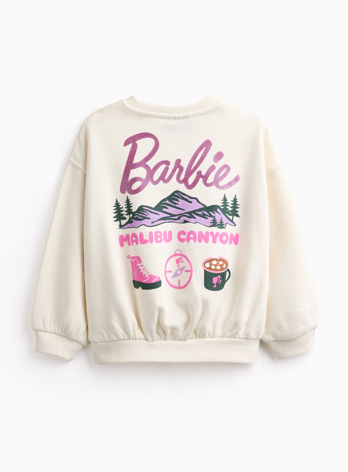 Barbie Malibu Canyon Graphic Crewneck Sweater 10 years - Image 2 thumbnail