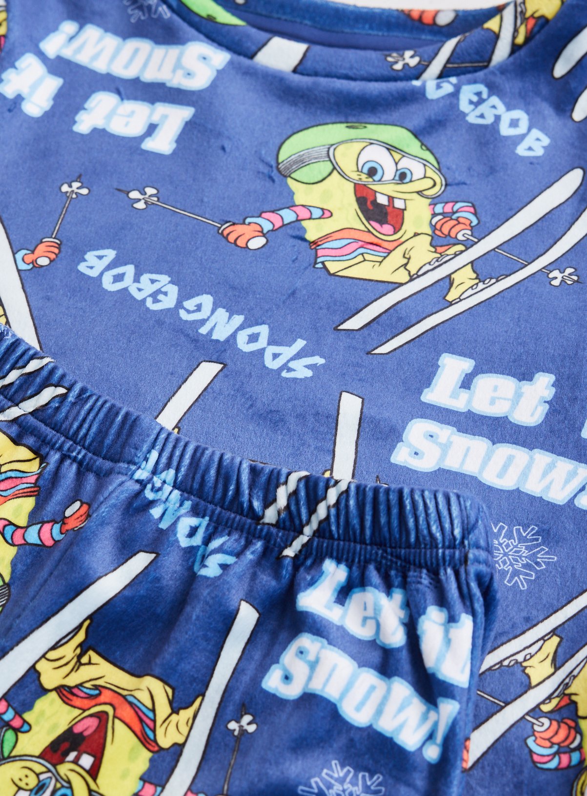 SpongeBob SquarePants Ski Slinky Pyjama Set 6-7 years - Image 2 thumbnail