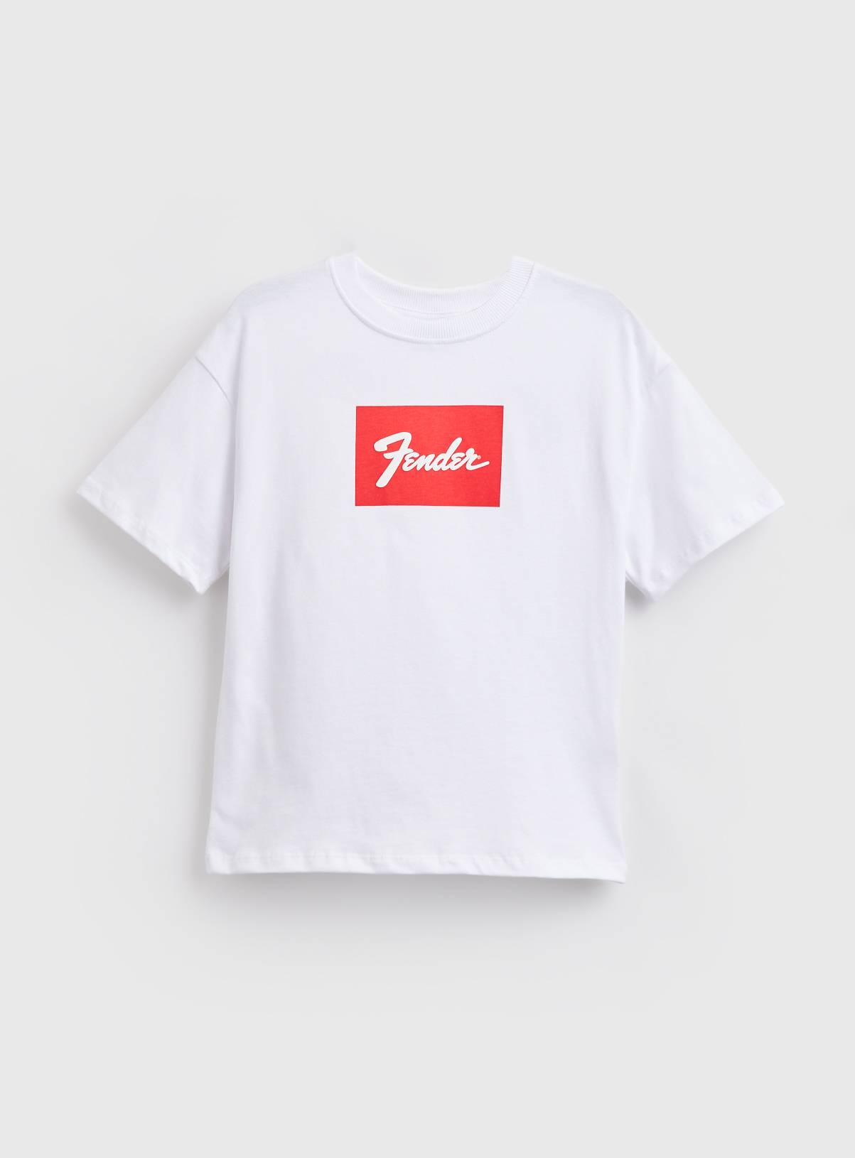 White Fender Graphic T-Shirt 11 years - Image 1