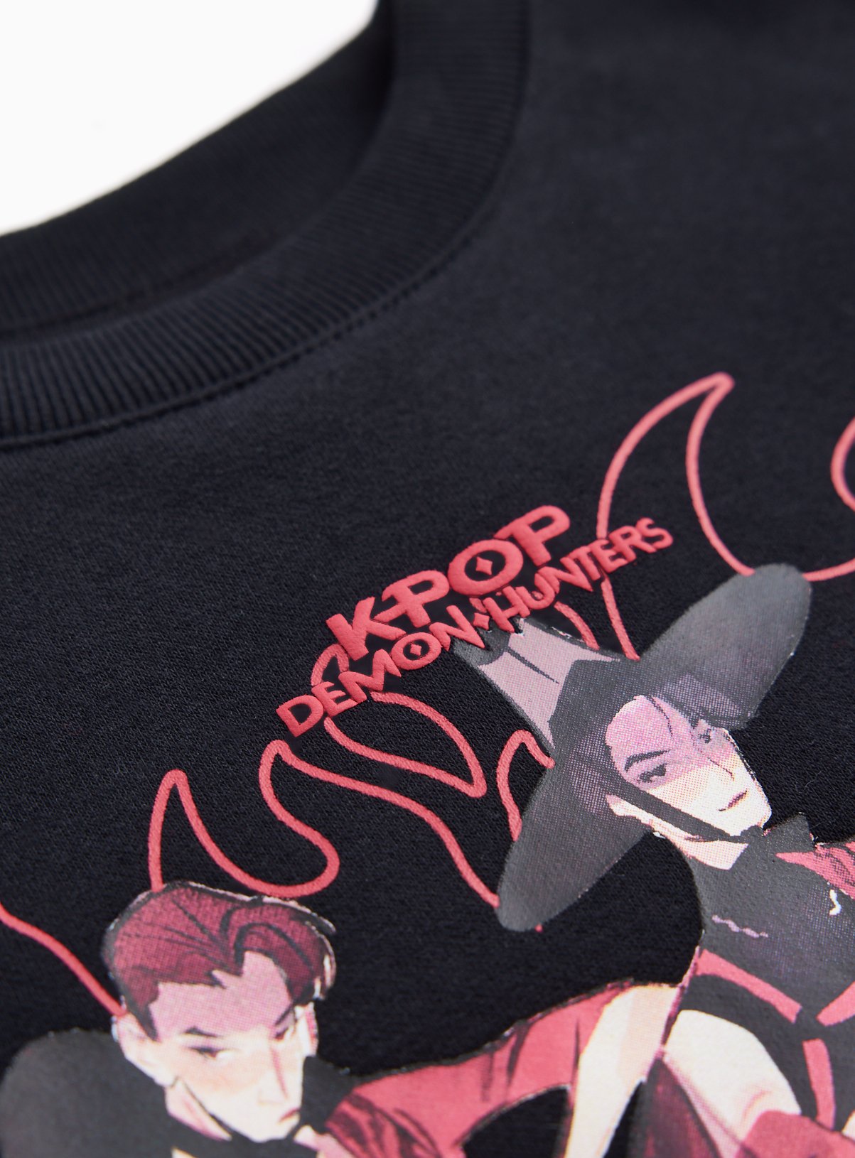 Black K-Pop Demon Hunters Sweatshirt 7 years - Image 3 thumbnail