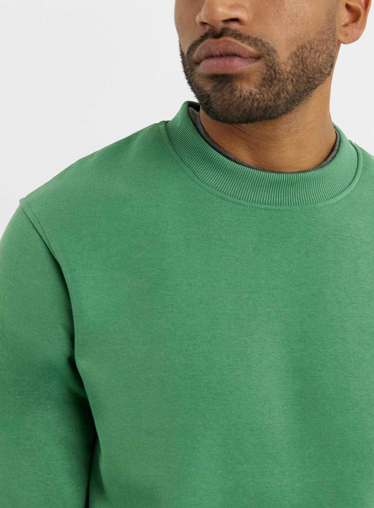 JACAMO Crew Neck Sweatshirt Long 1XL - Image 4