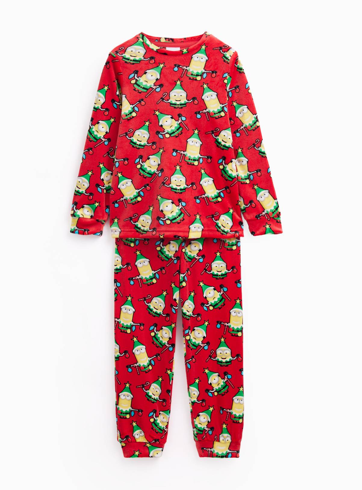 Minions Christmas Slinky Pyjama Set 3-4 years - Image 1