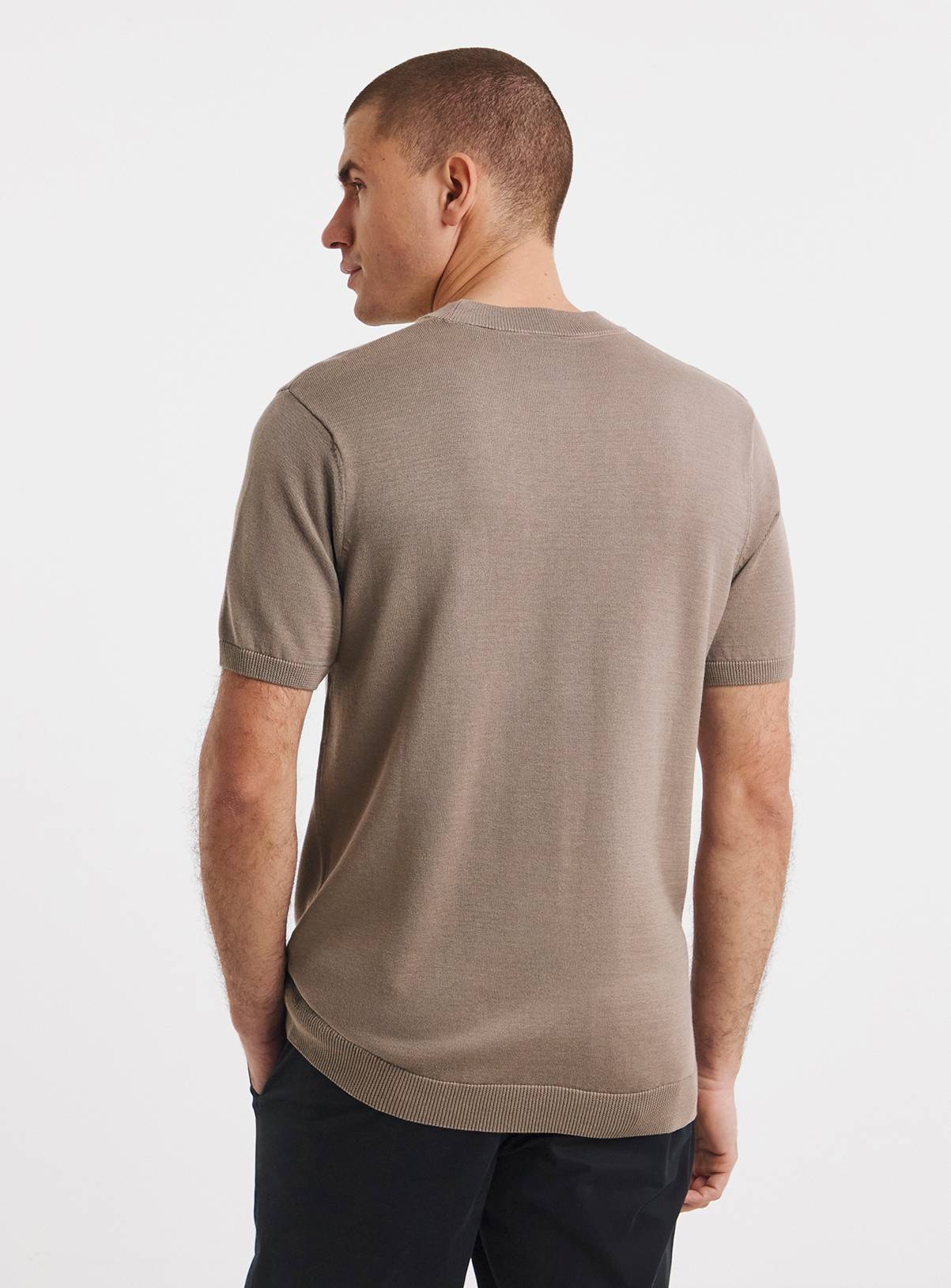 JACAMO Knitted Crew Neck T Shirt XL - Image 2