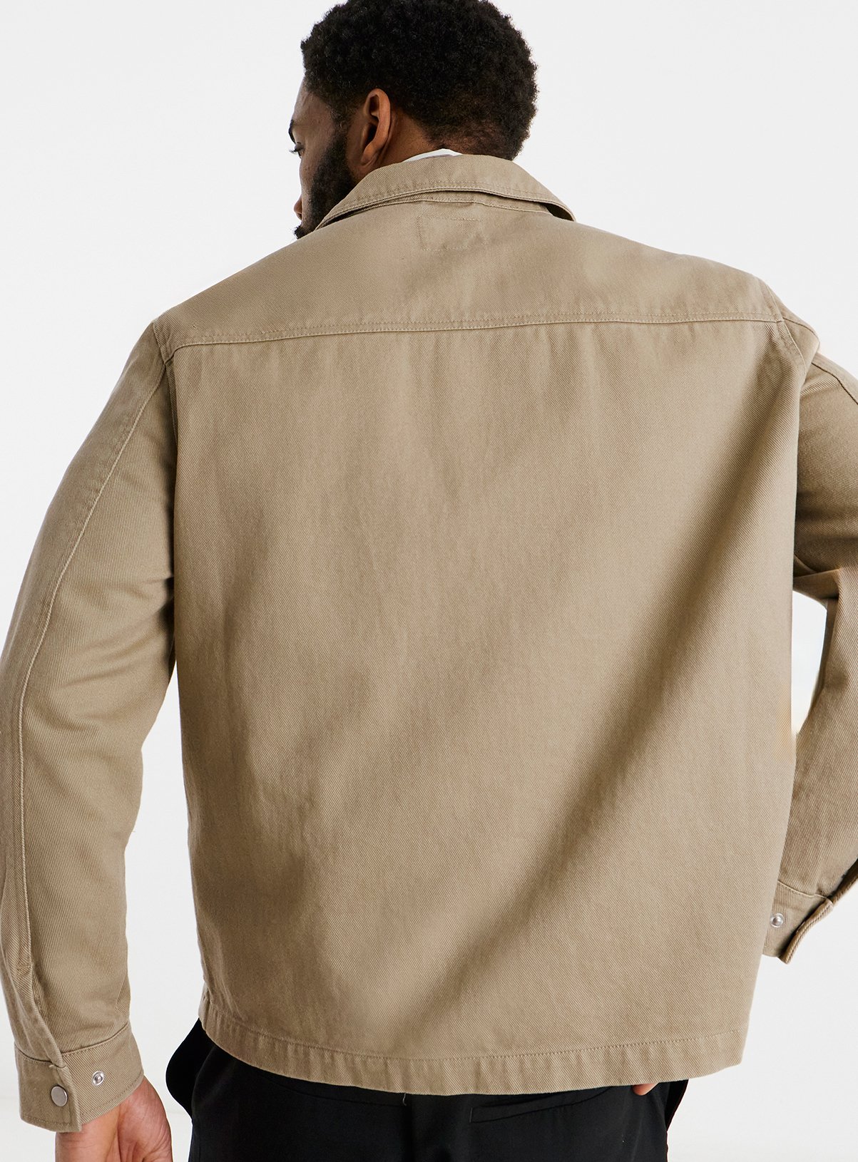 JACAMO Cotton Twill Zip Harrington 1XL - Image 2 thumbnail