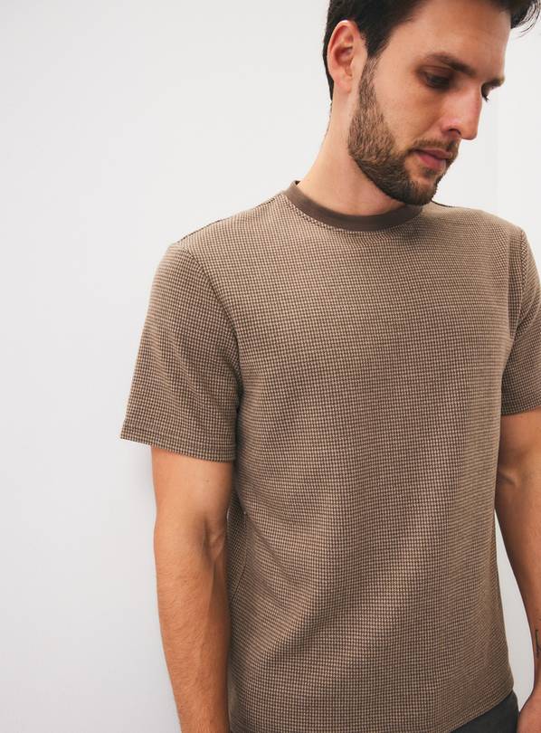 Dogtooth Crewneck T-Shirt M