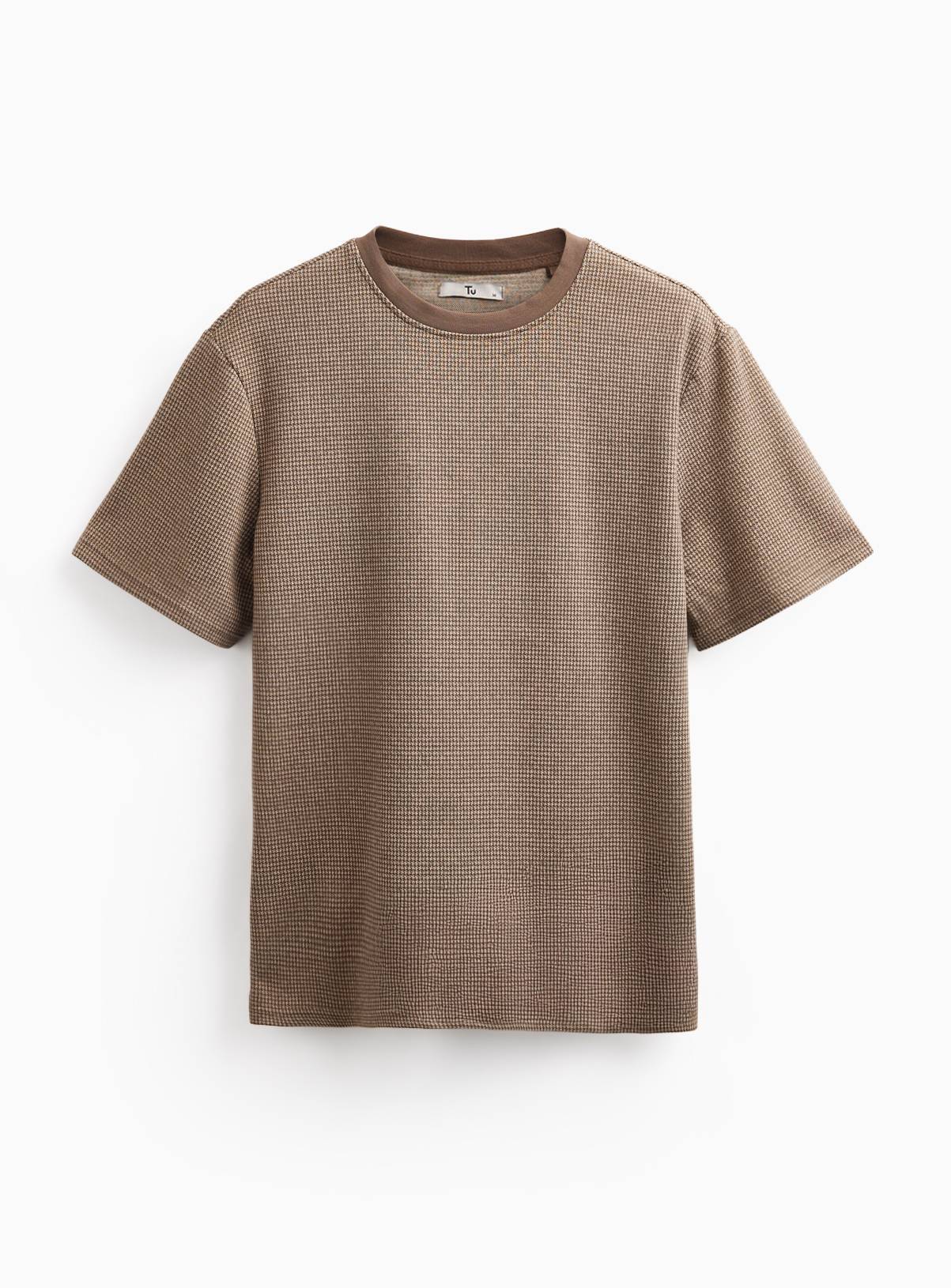 Dogtooth Crewneck T-Shirt XL - Image 1