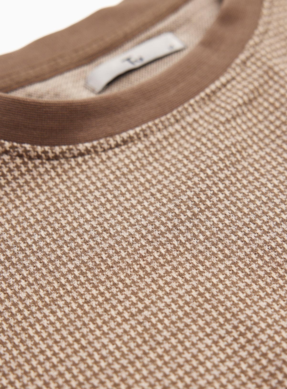 Dogtooth Crewneck T-Shirt XL - Image 2 thumbnail